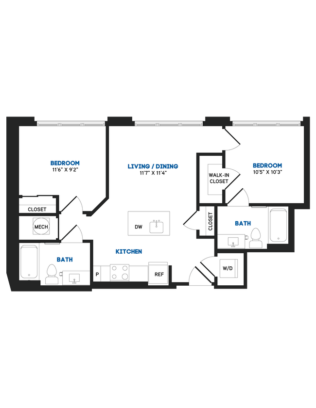 Floorplan - The Chase at Bryant Street