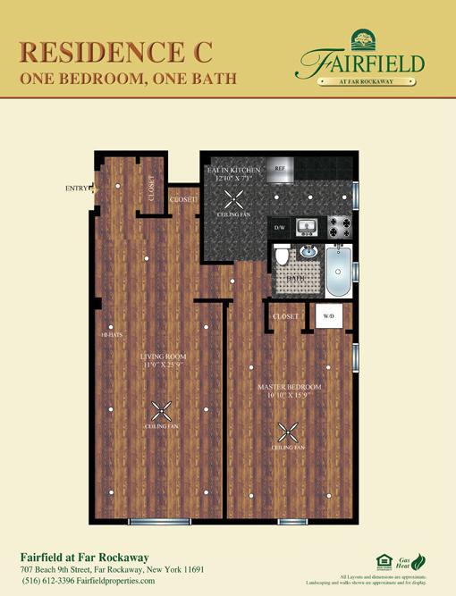 Floorplan - Fairfield At Far Rockaway