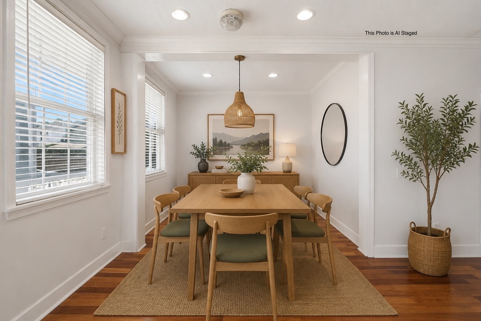 Dining Staged - 1722 Harmony St