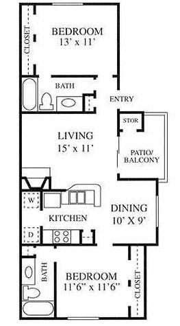 Floorplan - Park at Leblanc