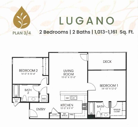 Floorplan - Oliva Apartments