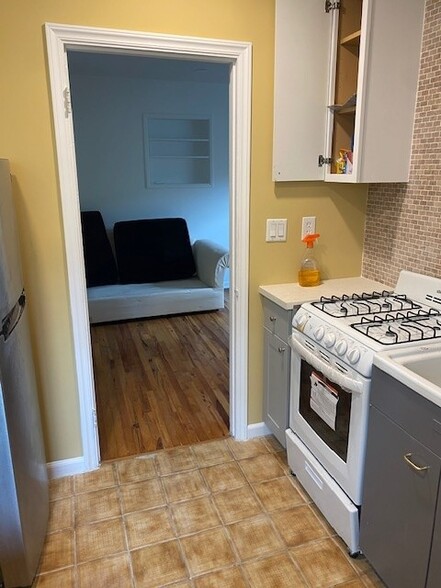 View from kitchen to living room - 501 S Church Ln