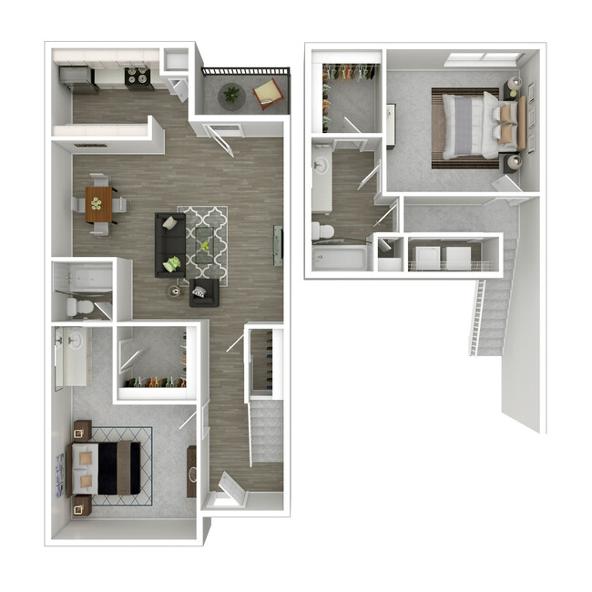 Floorplan - Prestonwood Apartments Homes