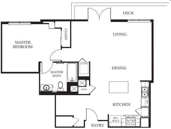 1BR/1BA - Skyline at Tamien Station Apartments