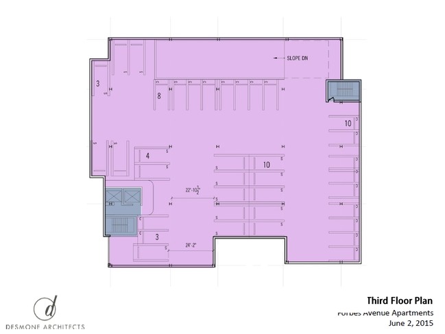 3rd Floor Plan - The Bridge on Forbes