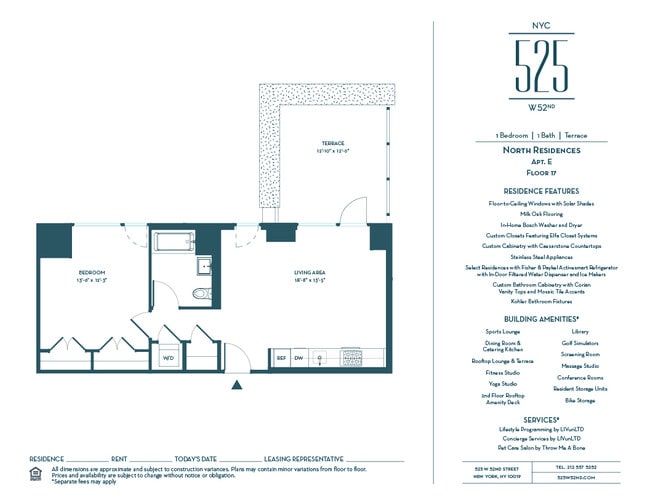 Floorplan - 525 West 52nd