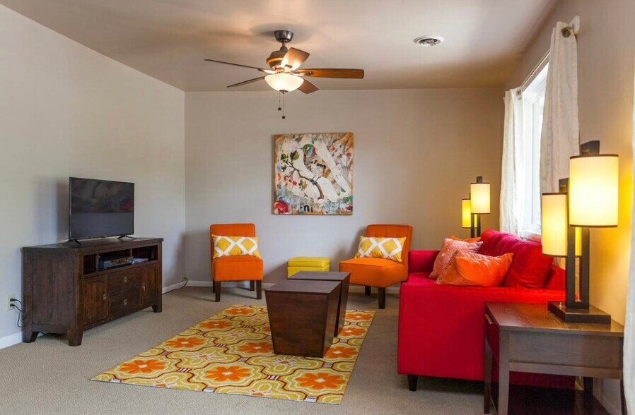 View of the living room from the office nook - 1709 Villa Pl