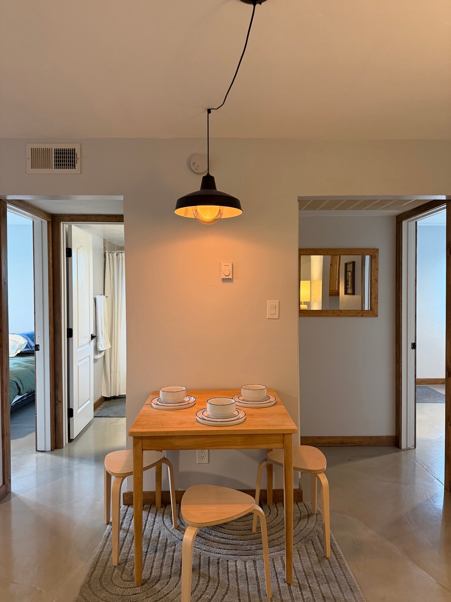 Cafe table and stools. - 3200 S Litzler Dr