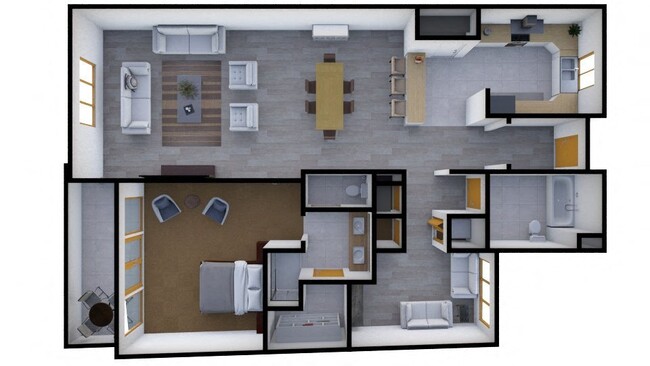 Floorplan - Riviera Coast Apartments