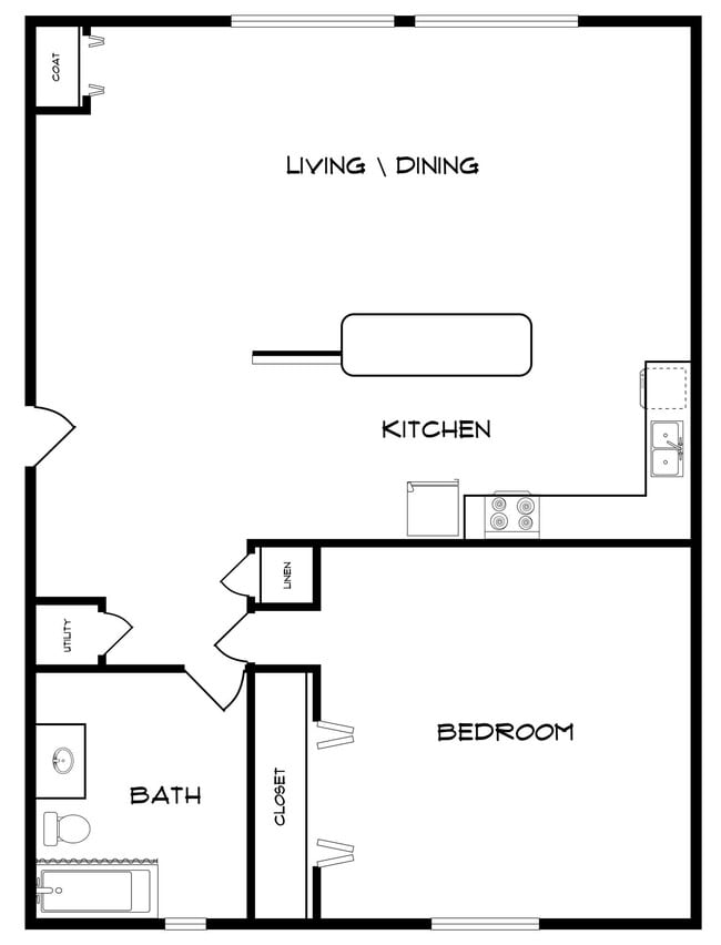 Floorplan - Tribeca Apartments