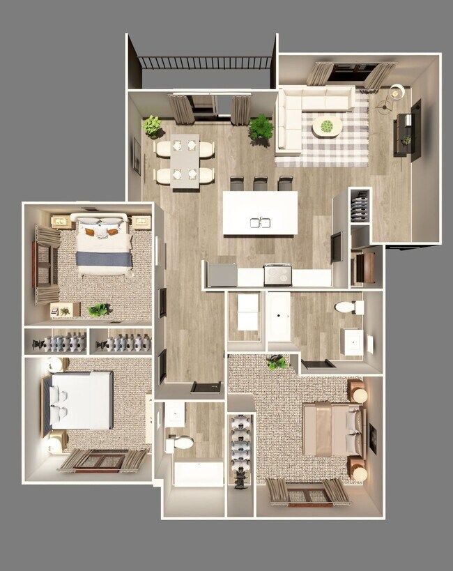 Floorplan - Nisqually Landing Apartments