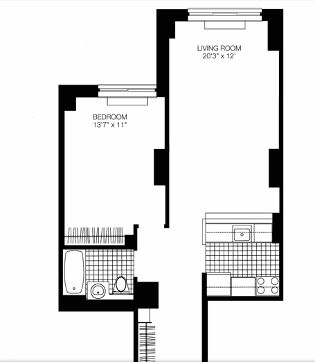 1BR/1BA - 345 East 94th Street