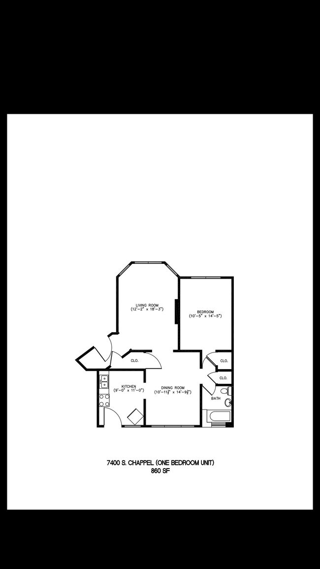 Floorplan - 7400-7410 S Chappel Ave