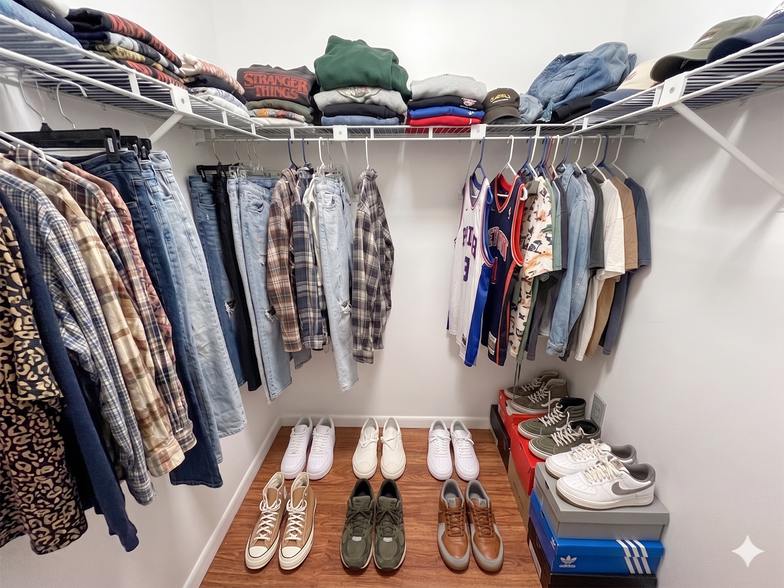 Walk-in closet - 20741 NE 4th Ct