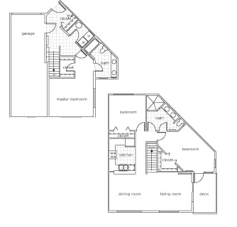 3BR/2BA - NorthWynd at Columbia Shores