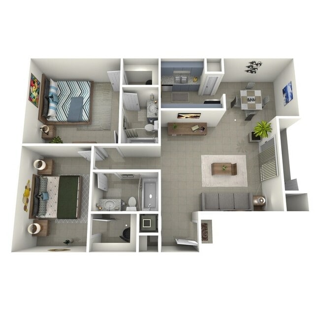 2 Bedroom - 2 Bathroom.jpg - Huntington Park Apartments