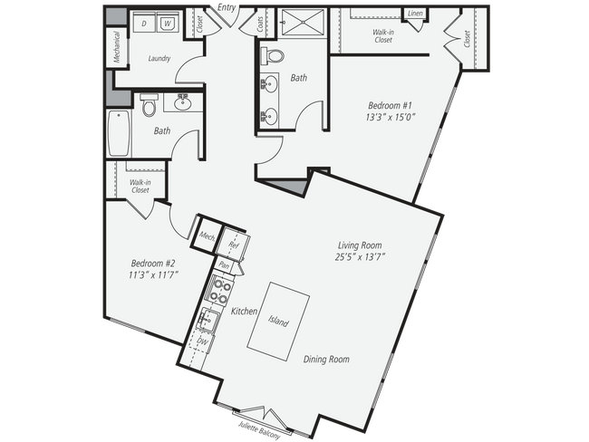 Floorplan - Avalon at Assembly Row