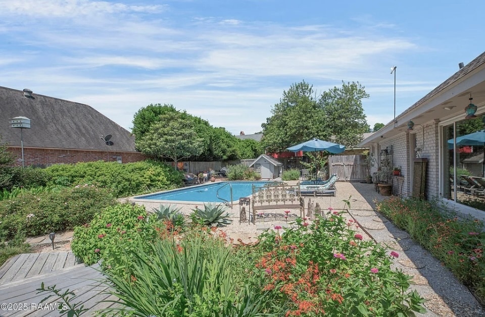 Low maintenance grass free native yard - 113 Templeton Dr