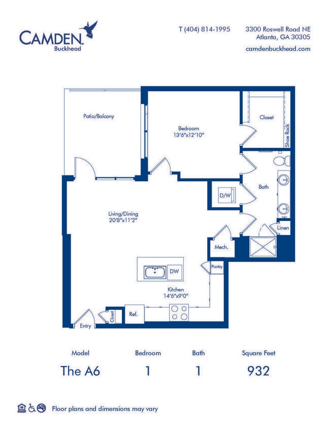Floorplan - Camden Buckhead