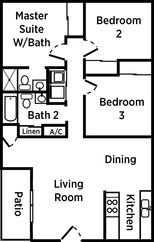 Floorplan - Grand Oaks Apartments