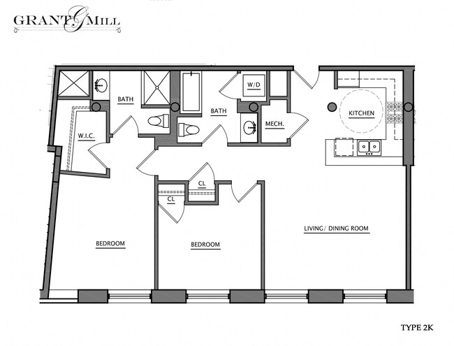 Floorplan - Grant Mill