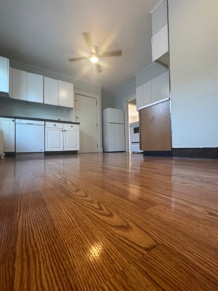 From the kitchen, you will get to the three bedrooms and bath - 135 Dover Rd