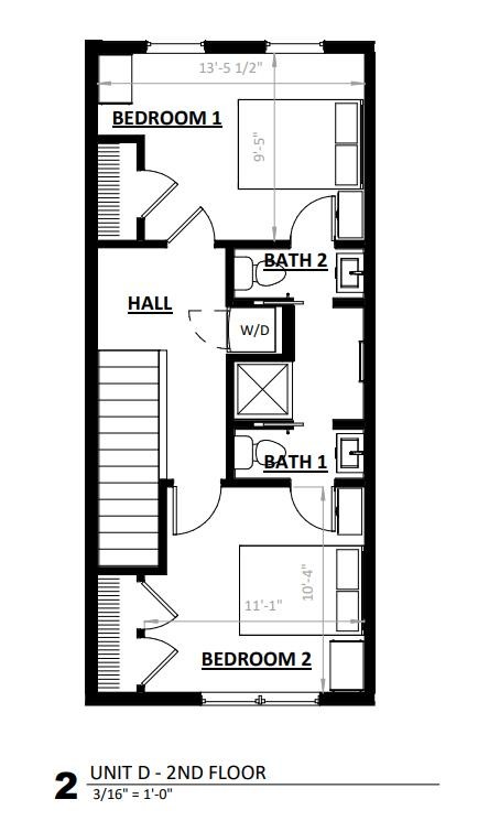 Floorplan - Ivy Ridge Townhomes