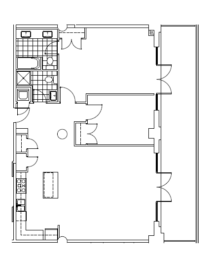 2BR/2BA - Chesapeake Lofts