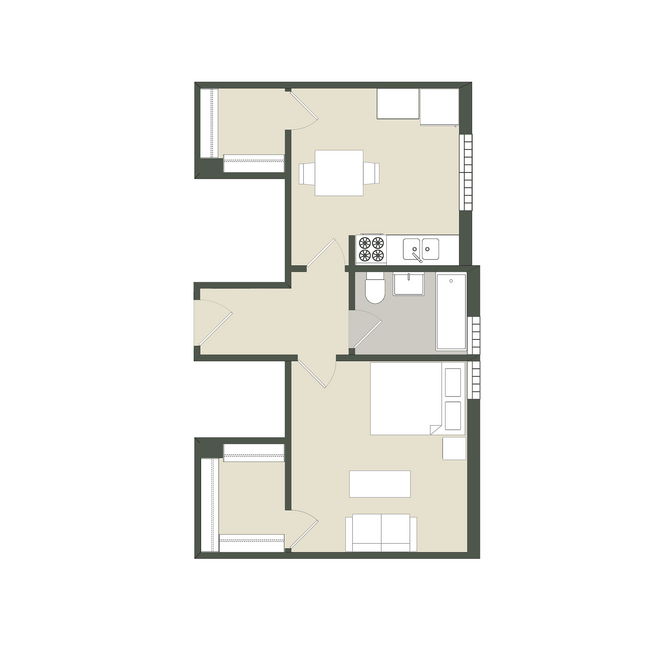 Floorplan - 530 W. Arlington Pl.