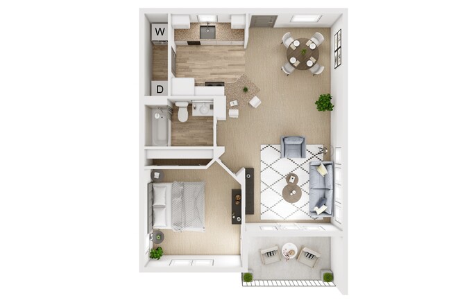 Floorplan - Kensington Apartments