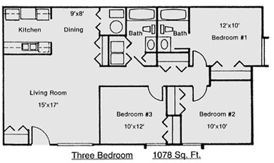 3BR/2BA - Quail Run