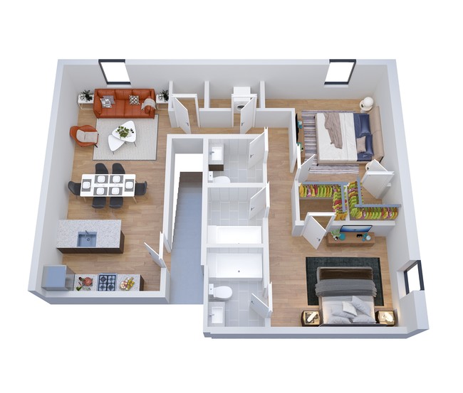 Floorplan - Peanut Factory Flats