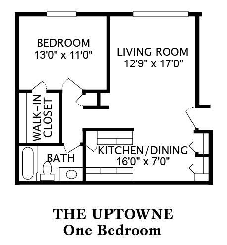 Floorplan - Towne Square Apartments