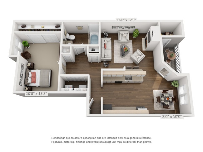 Floorplan - Parkside Apartments