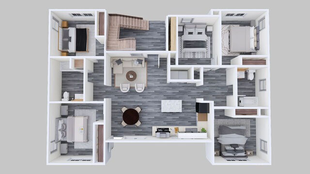 Floorplan - Mariposa at Jordan Downs - 8565