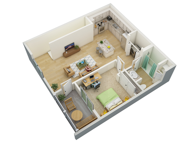Floorplan - The Curve at Gilbert