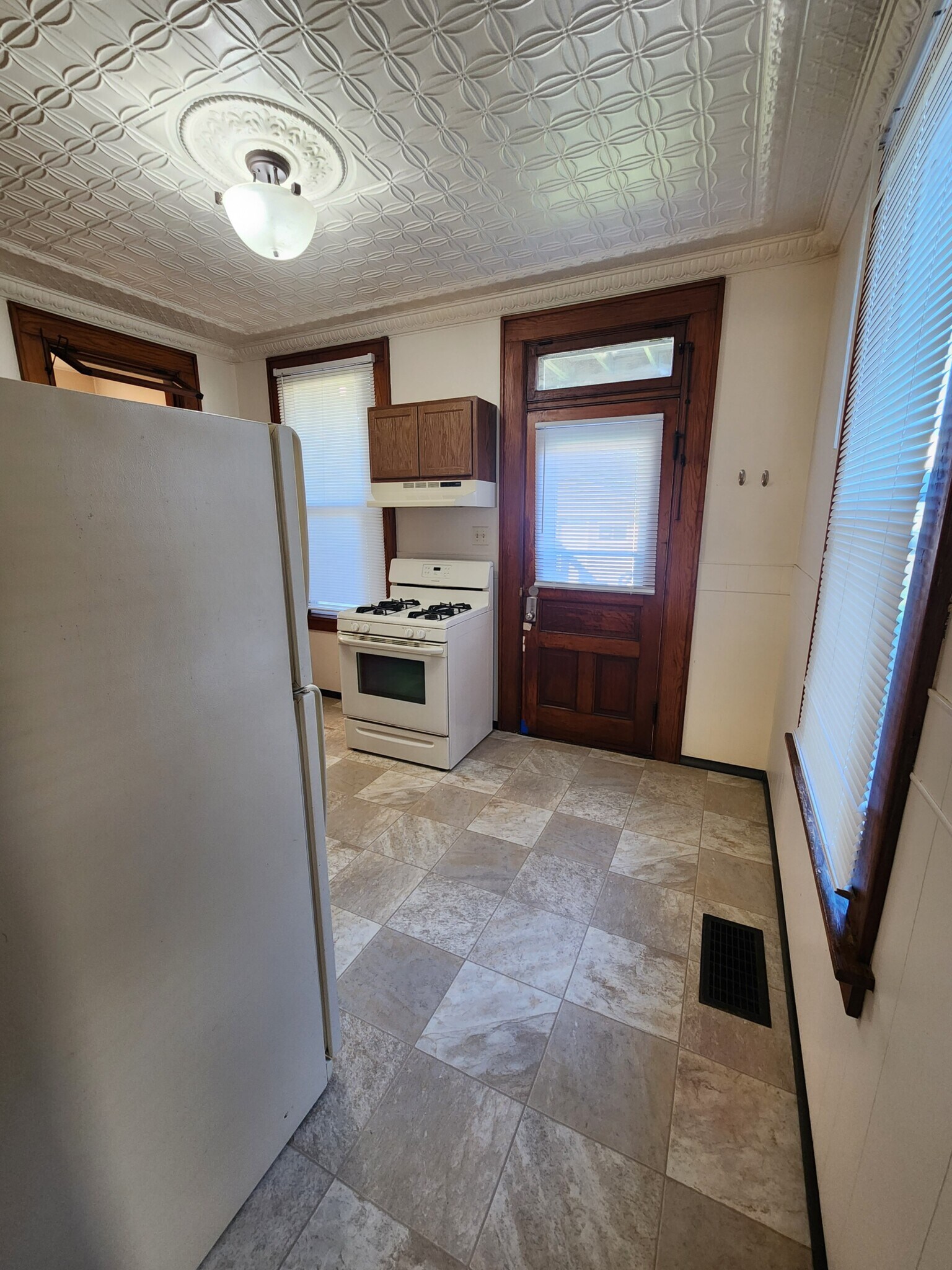 Vintage Character: Original Pressed Tin Ceiling - 2548 Jackson St