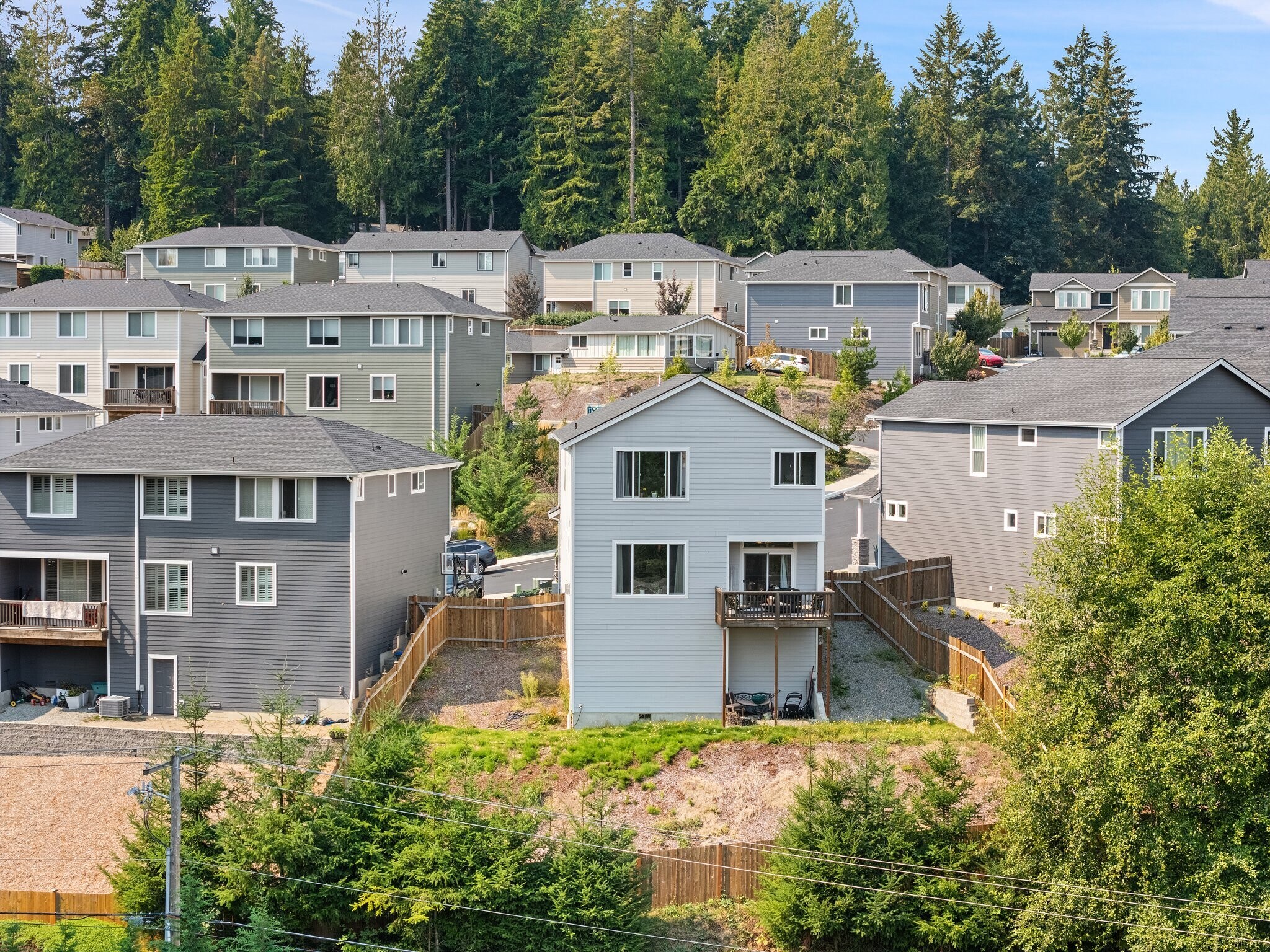 Rear of House View - 1182 NE Sockeye Ct