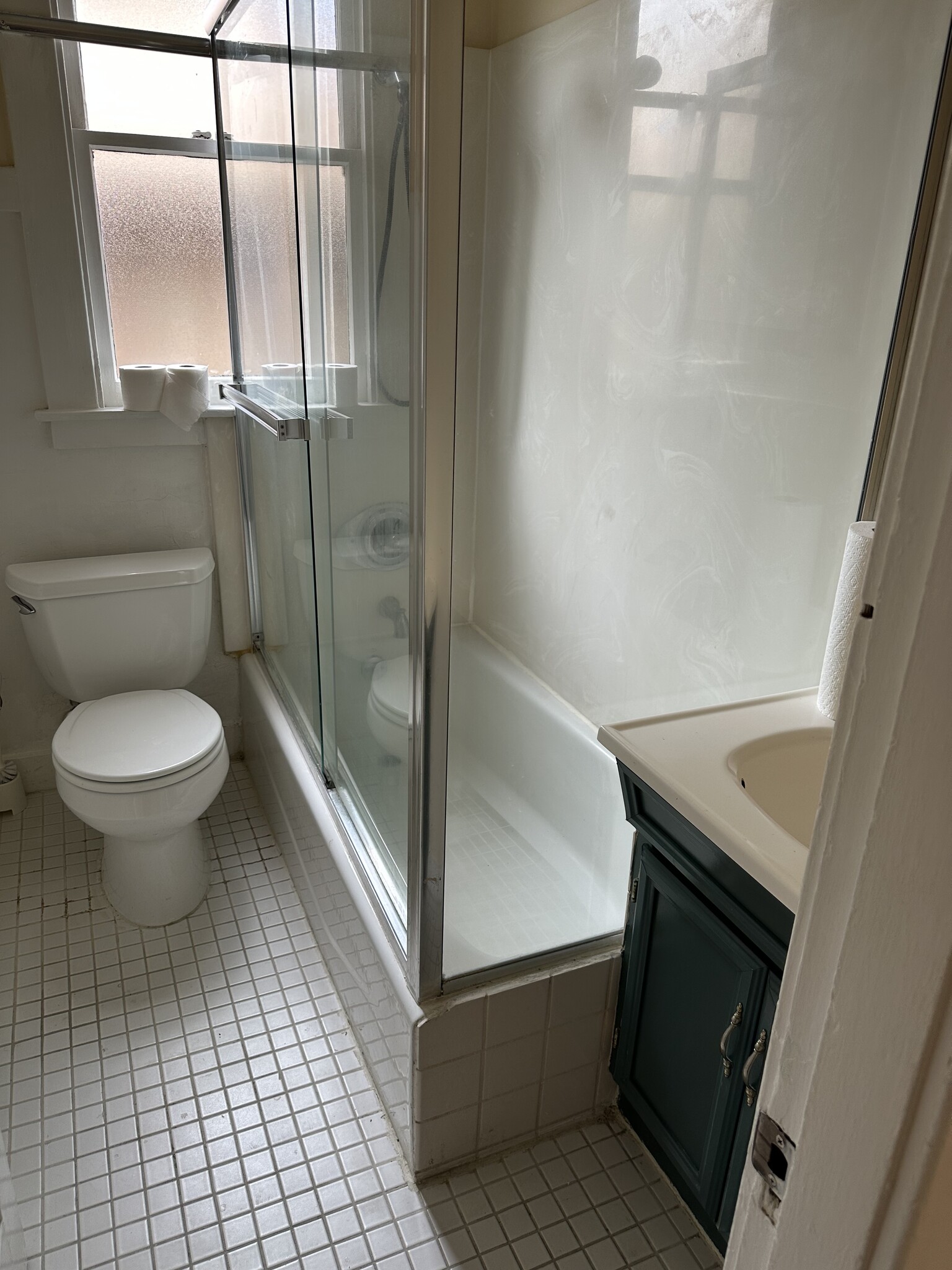 Bathroom with tub and shower - 2738 Garber St