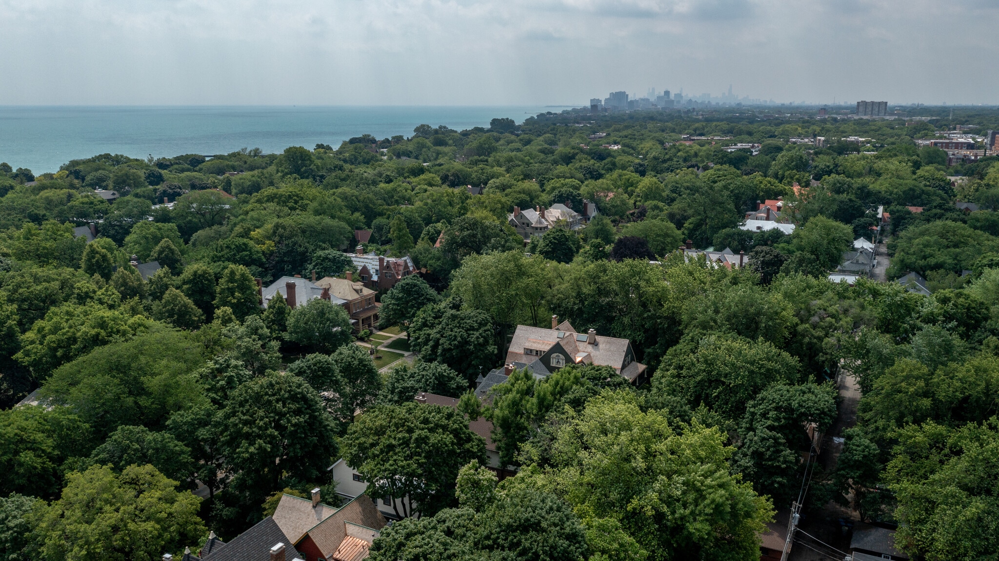 Aerial View of location looking East - 1228 Forest Ave