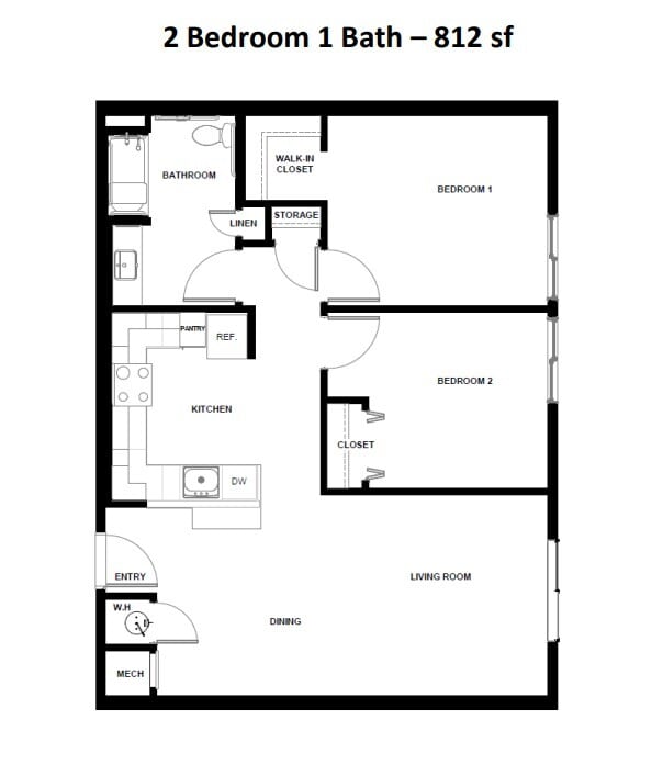 Two Bedroom - Ascent on Broadway