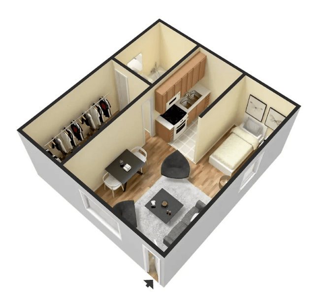 Floorplan - Las Brisas Apartments