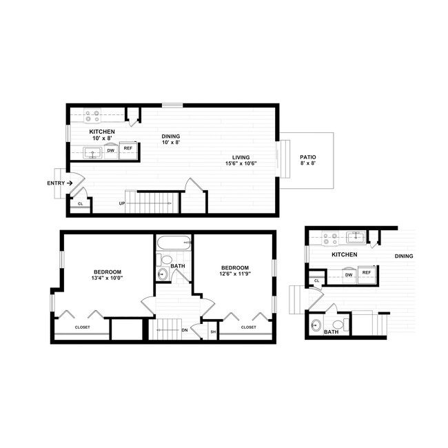 Floorplan - Cornfield Apartments