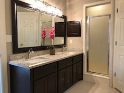 Double sink, closet & shower areas! - 6701 N 8th St