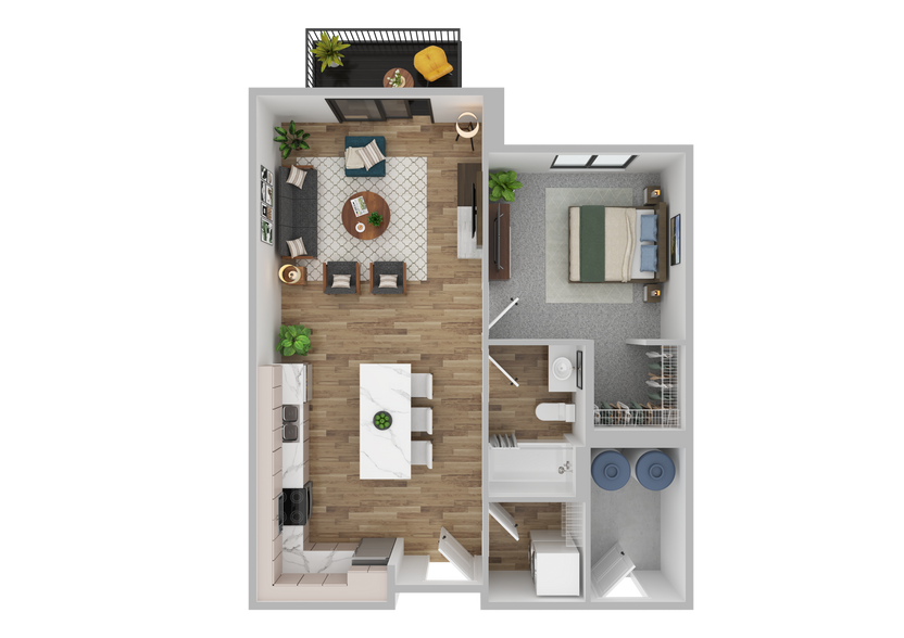Floorplan - Park and 3rd Lofts