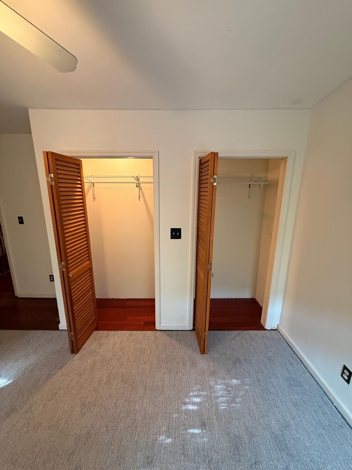Master Bedroom double closets - 327 Hudson Ave