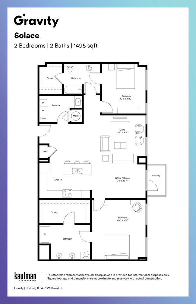 Floorplan - Building B at Gravity