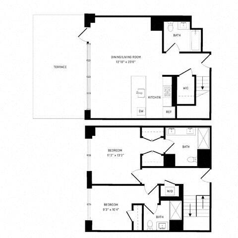 Floorplan - Two Blue Slip