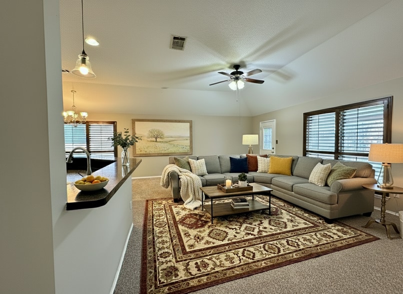 Great room -- living room - 1606 Tyler Ter