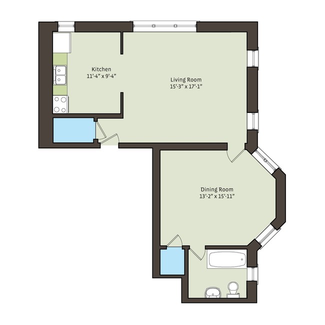 Floorplan - 5474-5480 S. Hyde Park Boulevard